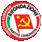 DUE CERCHI ECCENTRICI E TANGENTI CON LA SCRITTA SINISTRA EUROPEA NEL CERCHIO CON FONDO ROSSO E RIFONDAZIONE PARTITO COMUNISTA NEL CERCHIO CON FONDO BIANCO CON AL CENTRO LA BANDIERA ROSSA